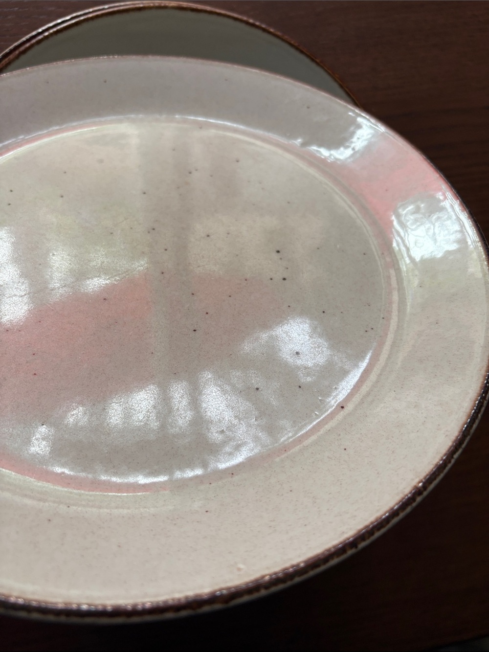 VTG J&G MEAKIN - LIFESTYLE - Speckled Stoneware Dinner Plates (set of 5) - Picture 9 of 10